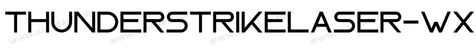 ThunderstrikeLaser-WxK9字体转换