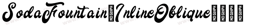 SodaFountain-InlineOblique字体转换