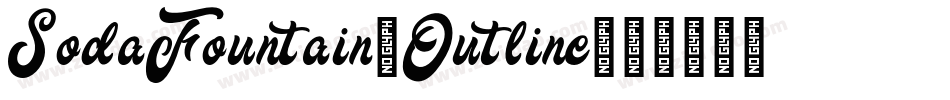 SodaFountain-Outline字体转换