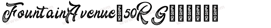 FountainAvenue-50RG字体转换