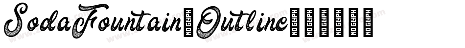 SodaFountain-Outline字体转换