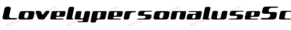 LovelypersonaluseScript-VGEn6字体转换