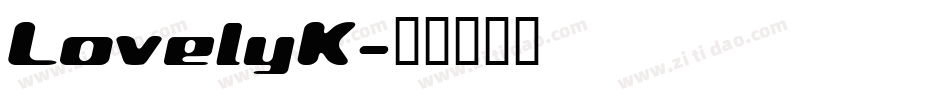LovelyK字体转换