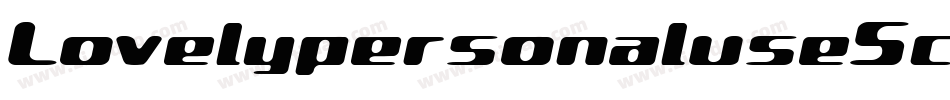 LovelypersonaluseScript-VGEn6字体转换