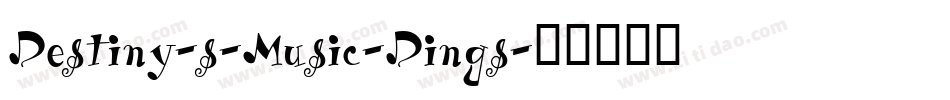 Destiny-s-Music-Dings字体转换
