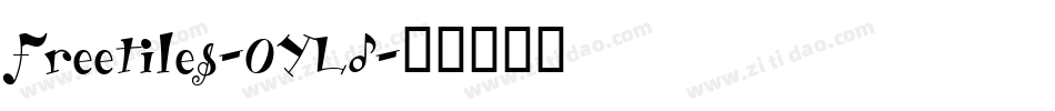 Freetiles-OYLd字体转换