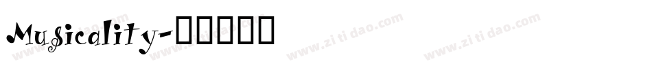 Musicality字体转换
