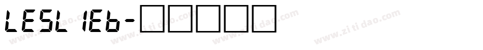 LESLIEB字体转换