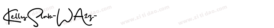KellySlab-WA1z字体转换