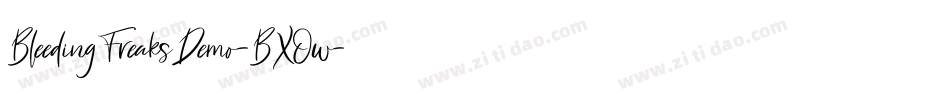 BleedingFreaksDemo-BXOw字体转换