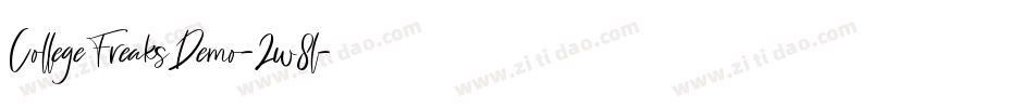 CollegeFreaksDemo-2w8l字体转换