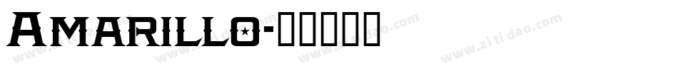 Amarillo字体转换