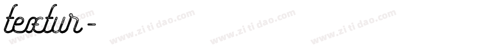 textur字体转换