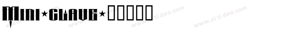 Mini-clave字体转换