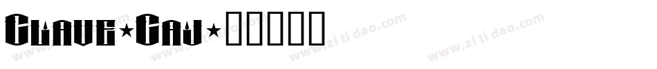 Clave-Caj字体转换