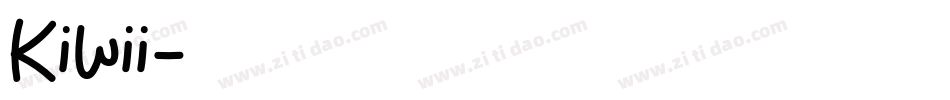 Kiwii字体转换