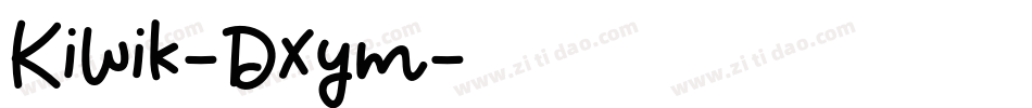 Kiwik-Dxym字体转换