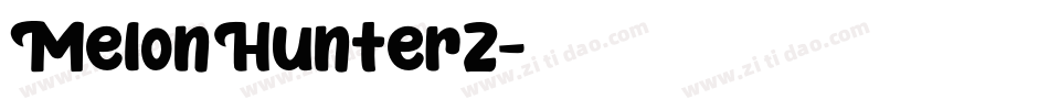 MelonHunter2字体转换