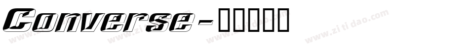 Converse字体转换