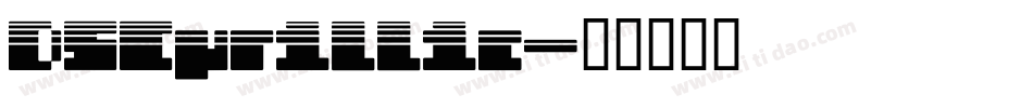 DSCyrillic字体转换