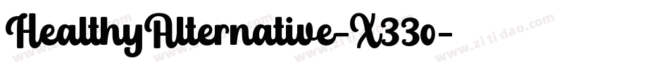 HealthyAlternative-X33o字体转换 HealthyAlternative-X33o字体转换
