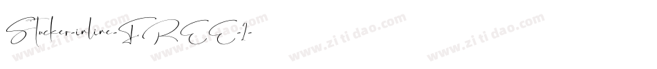 Stucker-inline-FREE-2字体转换