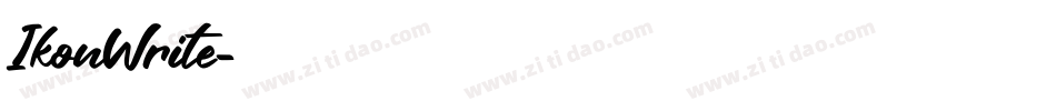IkonWrite字体转换