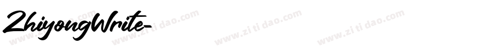 ZhiyongWrite字体转换