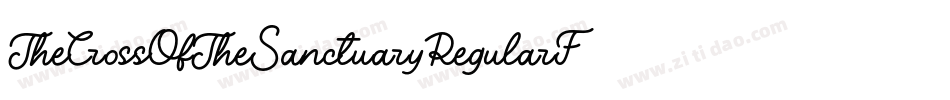 TheCrossOfTheSanctuaryRegularFonty-mBrv字体转换