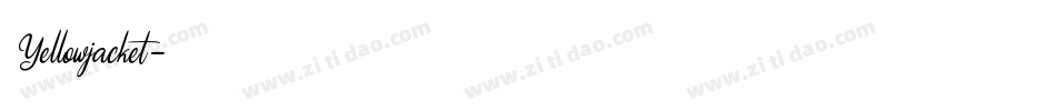 Yellowjacket字体转换