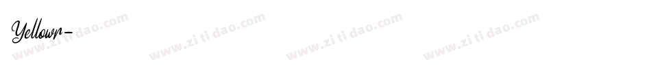 Yellowr字体转换