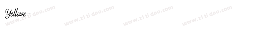 Yellowe字体转换