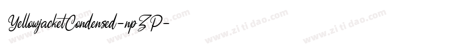 YellowjacketCondensed-npZP字体转换