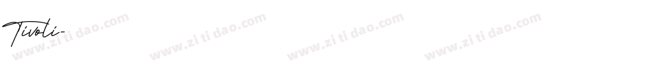 Tivoli字体转换