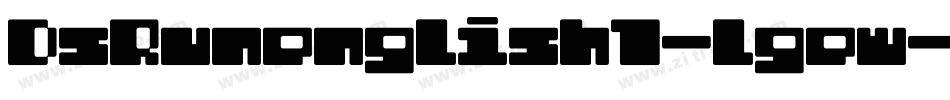 DsRunenglish1-lgew字体转换