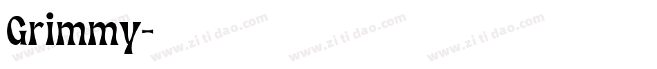 Grimmy字体转换