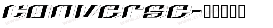Converse字体转换