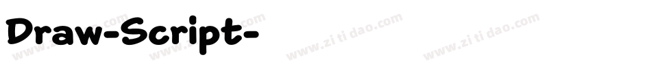 Draw-Script字体转换