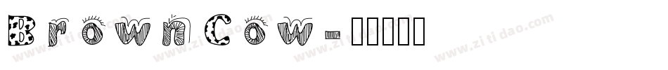 BrownCow字体转换