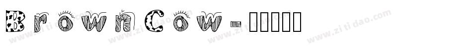 BrownCow字体转换