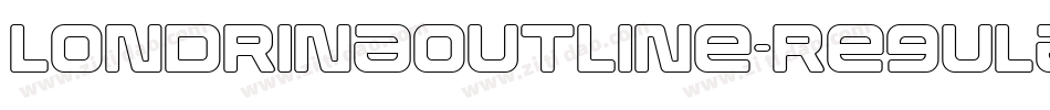 LondrinaOutline-Regular字体转换