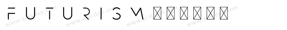 Futurism字体转换