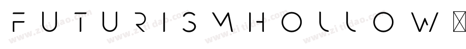 FuturismHollow-Vwxl字体转换