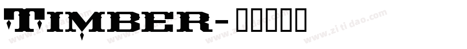 Timber字体转换