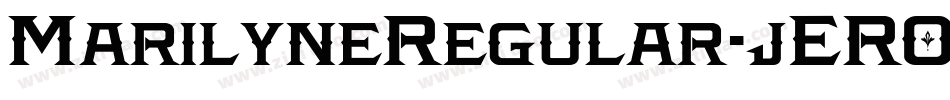 MarilyneRegular-jEROG字体转换