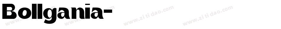 Bollgania字体转换