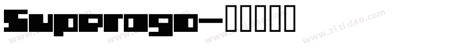 Superago字体转换