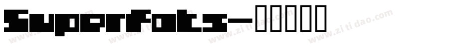 Superfats字体转换