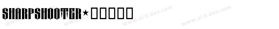 sharpshooter字体转换