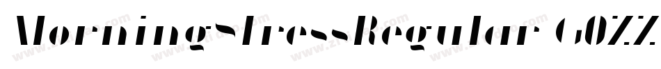 MorningStressRegular-G0ZZ字体转换